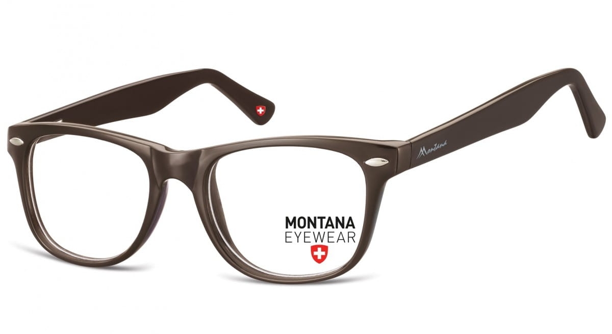 Okulary oprawki optyczne korekcyjne nerdy montana ma61c brązowe
