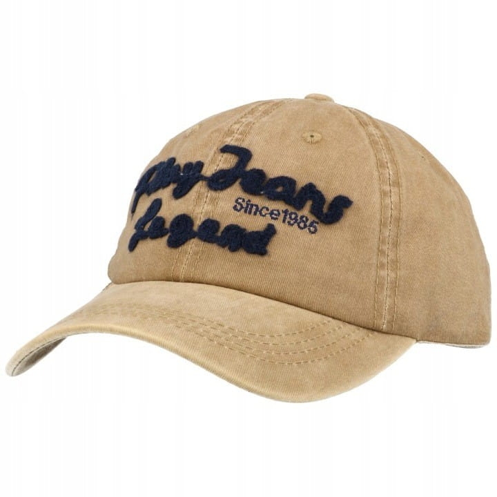 Czapka z daszkiem play jeans bejsbolówka brązowa pj3688-5