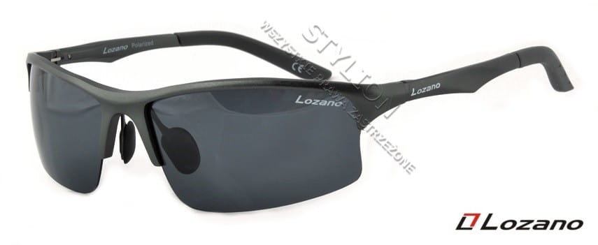Męskie grafitowe okulary lozano lz-311c polaryzacyjne