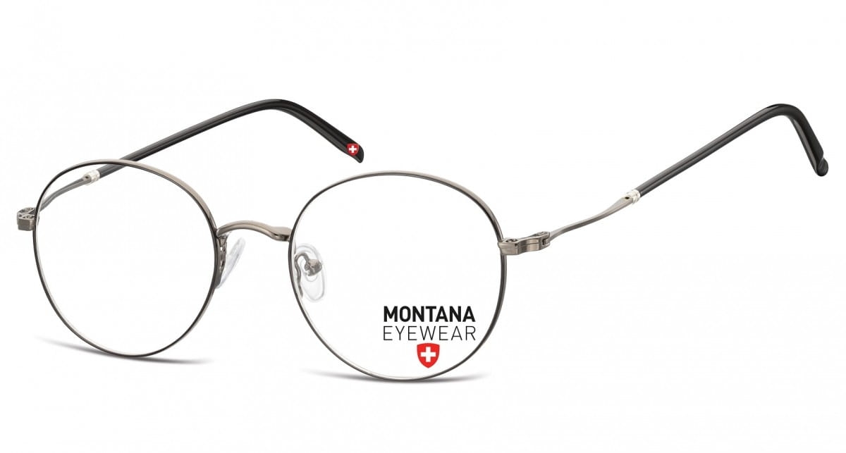Lenonki okulary  oprawki optyczne mm598b czarno-grafitowe