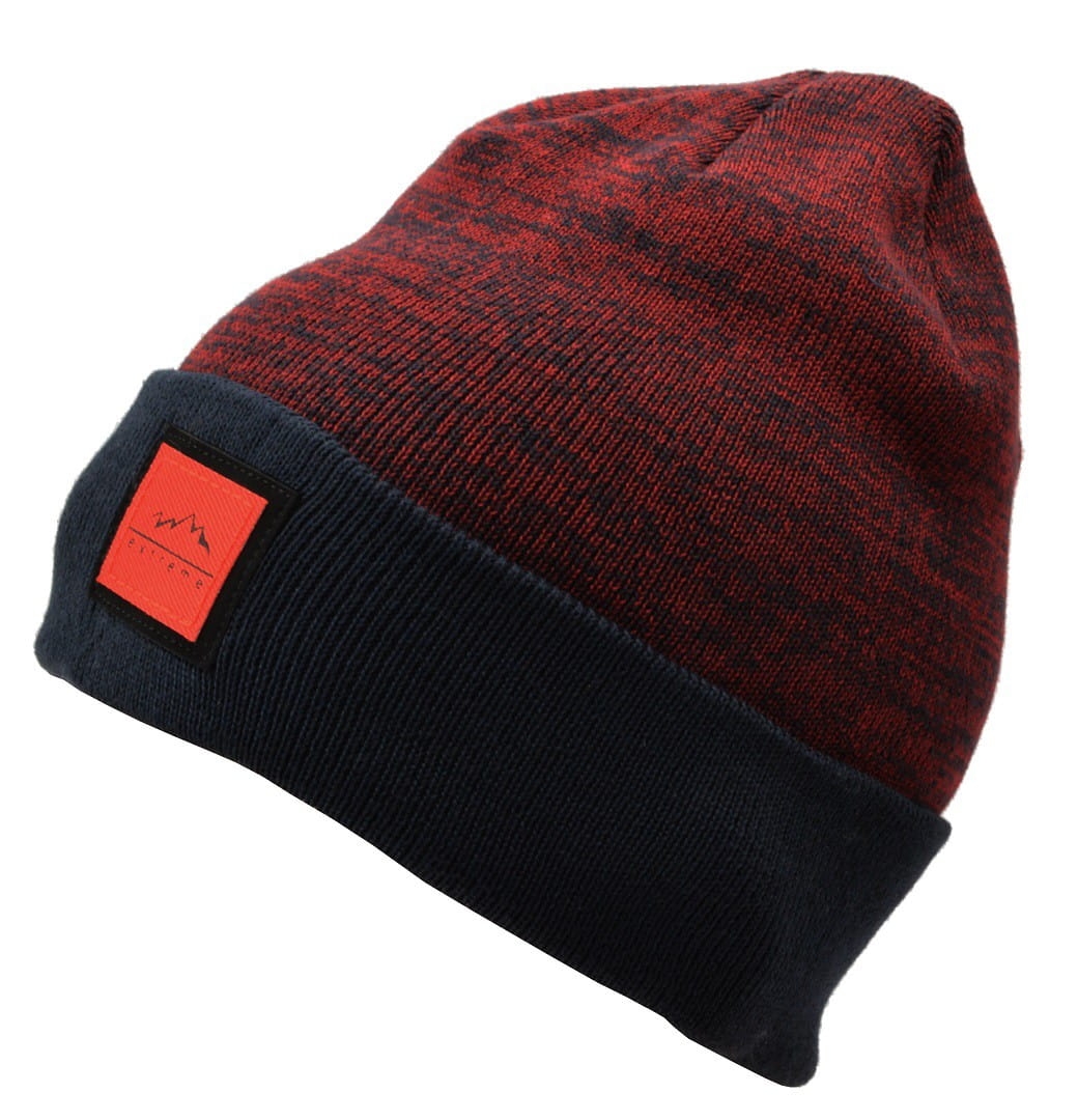 Męska zimowa czapka granat/bordo - l/xl extreme st-550