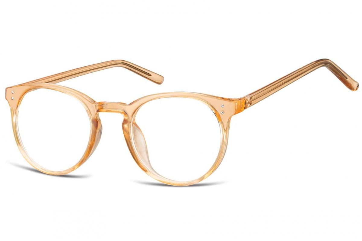 Okulary oprawki korekcyjne lenonki zerówki transparentne sunoptic cp123e