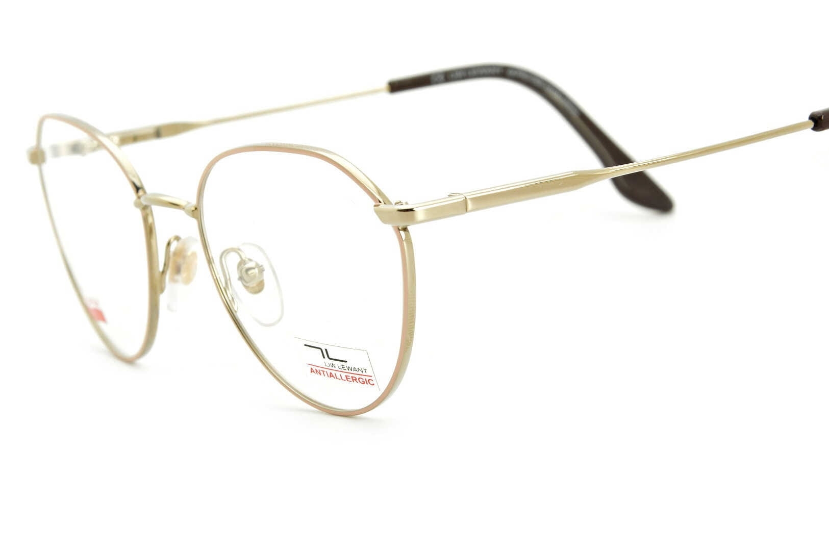 Okulary oprawki korekcyjne owalne damskie antyalergiczne liw lewant 3964-7520