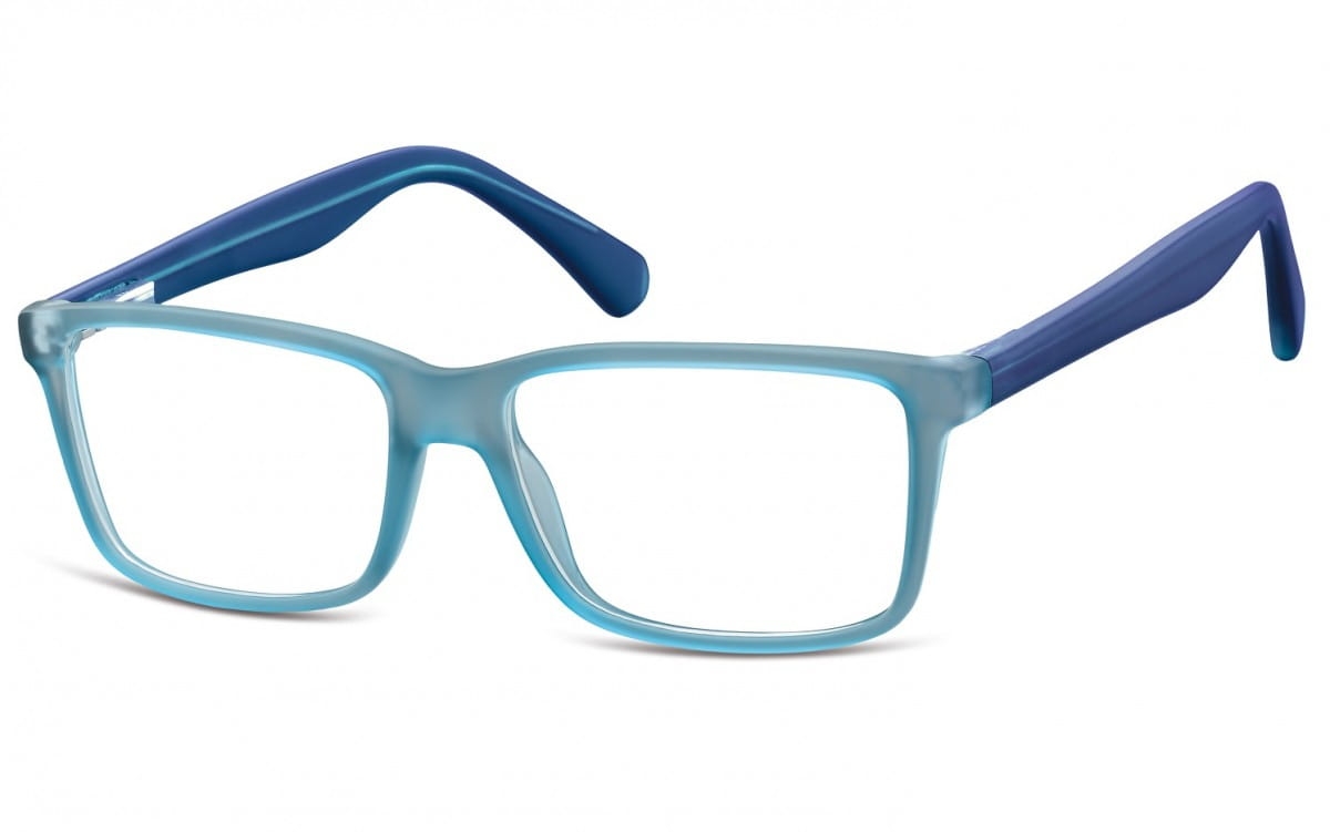 Okulary oprawki korekcyjne nerdy zerówki flex sunoptic cp162d niebieskie