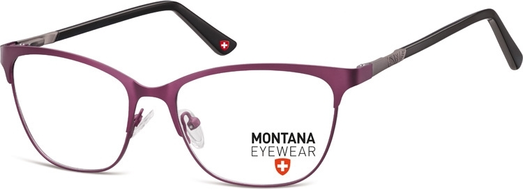 Okulary oprawki kocie optyczne montana mm606g fioletowe