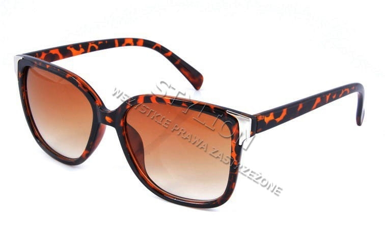 Okulary damskie przeciwsłoneczne co-475d panterka