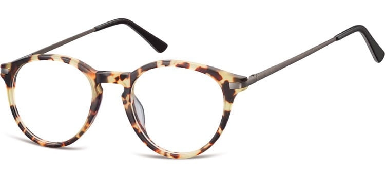 Okrągłe okulary oprawki zerowki korekcyjne sunoptic ac50f