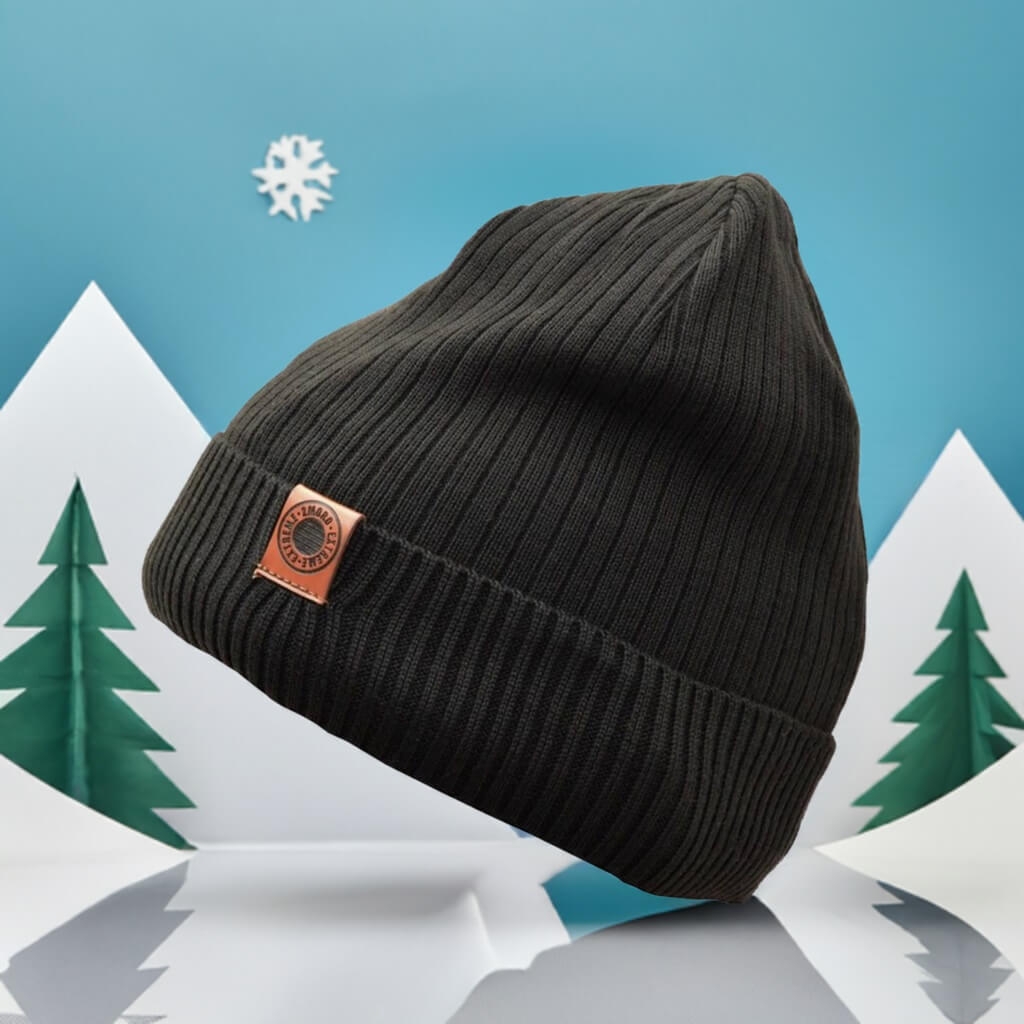 Męska zimowa czapka czarna z polarem - l/xl extreme st-546