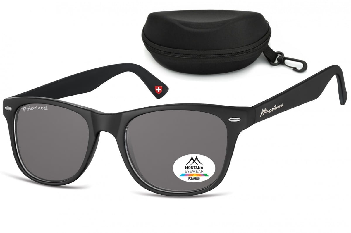 Okulary nerdy polaryzacyjne montana mp10 czarne