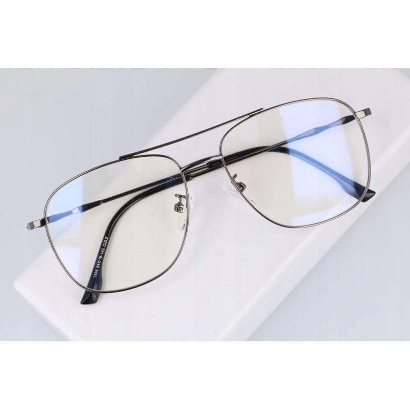 Okulary komputerowe ochronne zerówki filtr blue light 2547-5