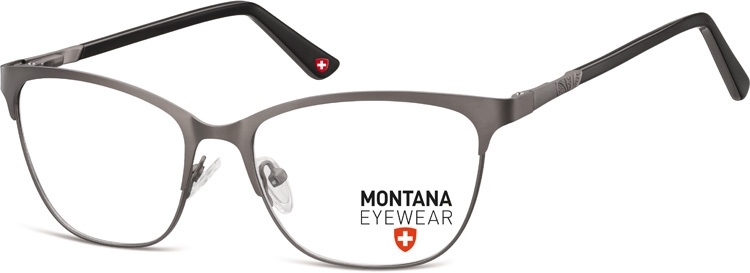 Okulary oprawki kocie optyczne montana mm606d grafitowo-czarne