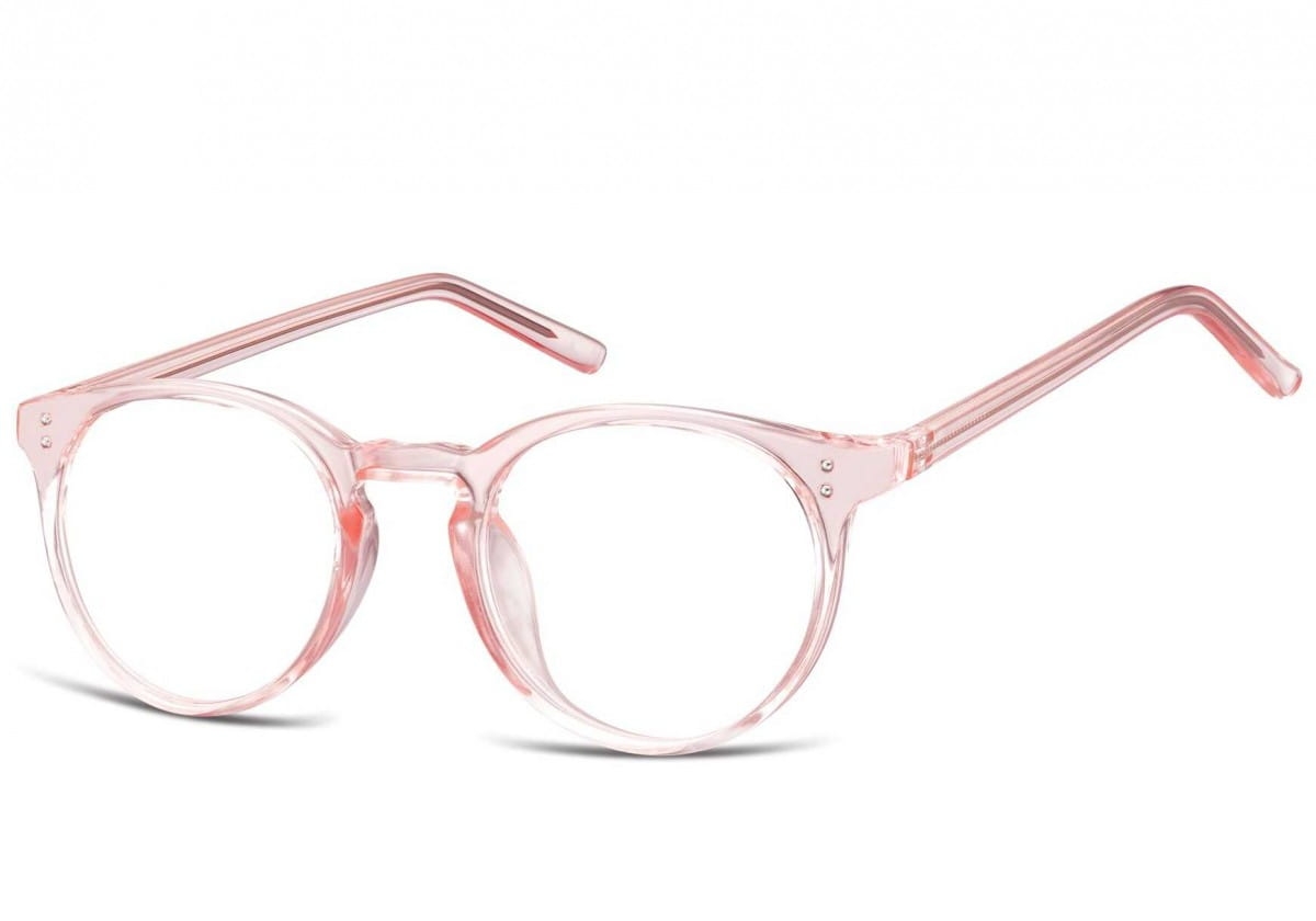 Okulary oprawki korekcyjne lenonki zerówki transparentne sunoptic cp123c