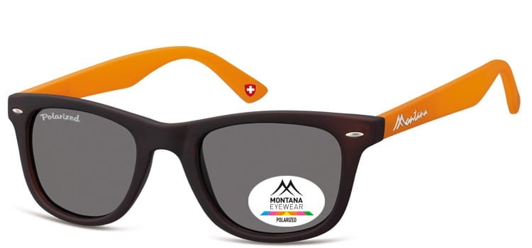 Okulary nerdy  montana mp41g orange polaryzacyjne