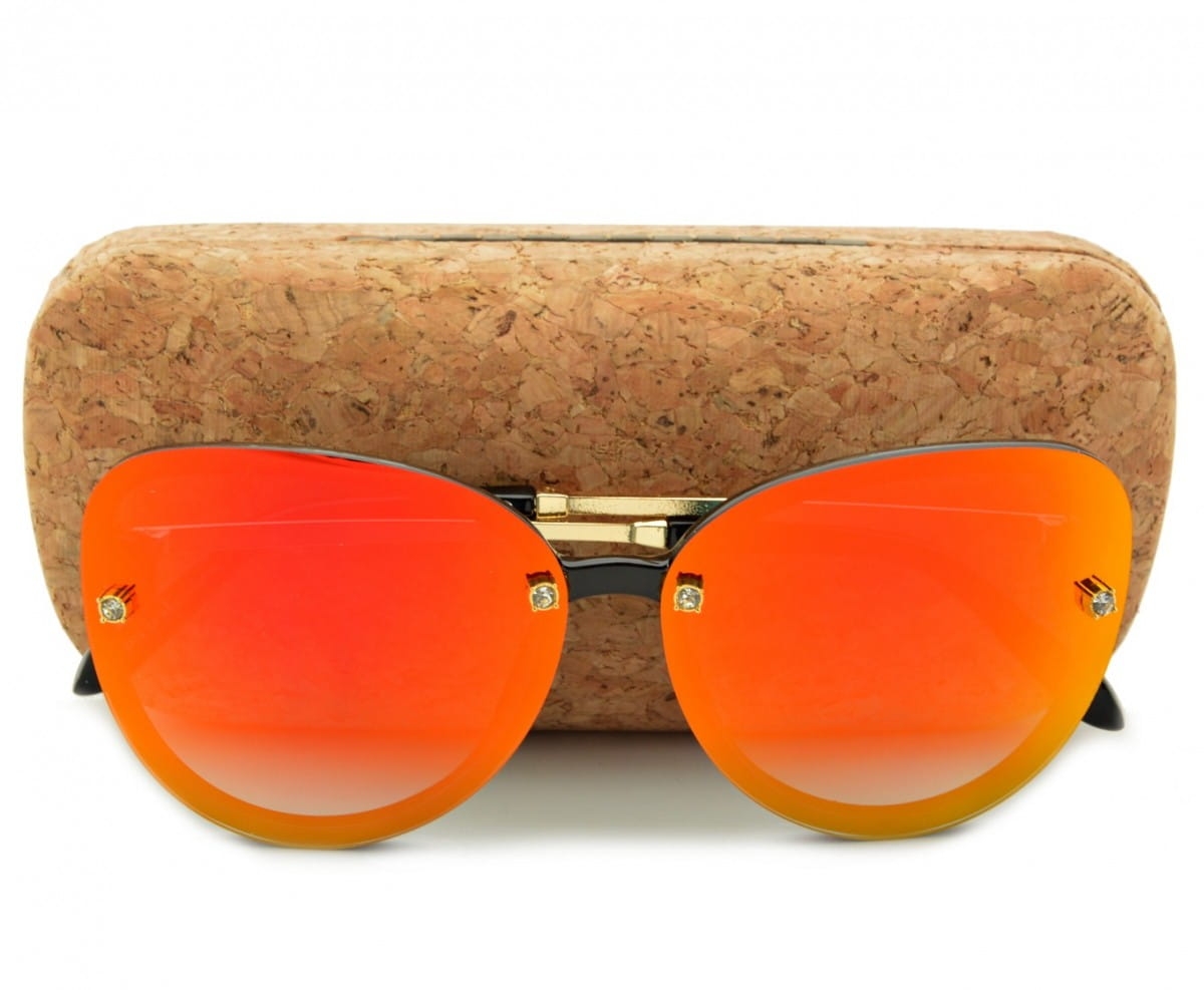 Okulary kocie oczy lustro przeciwsłoneczne std-82