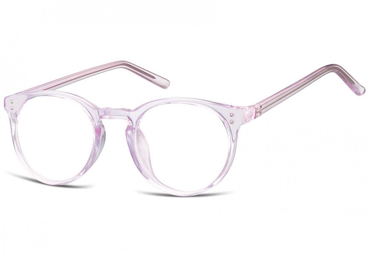 Okulary oprawki korekcyjne lenonki zerówki transparentne sunoptic cp123d