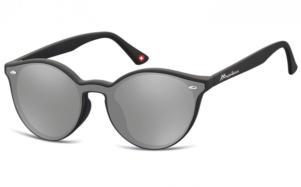 Okulary pełne lustro  okrągłe lenonki lustrzane ms46a