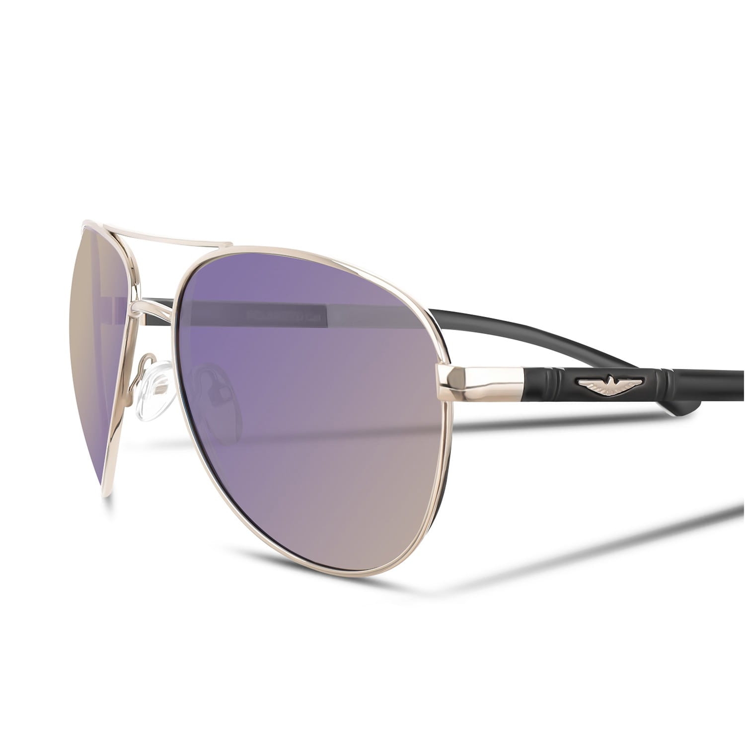 Pilotki polaryzacyjne okulary aviator lustrzanki pol-80c