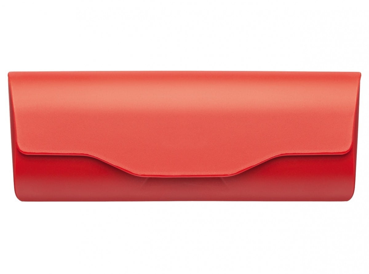 Twarde etui futerał na okulary sthc-3c czerwone