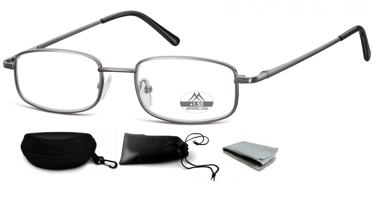 Asferyczne okulary do czytania montana plusy mr58 moc: +3