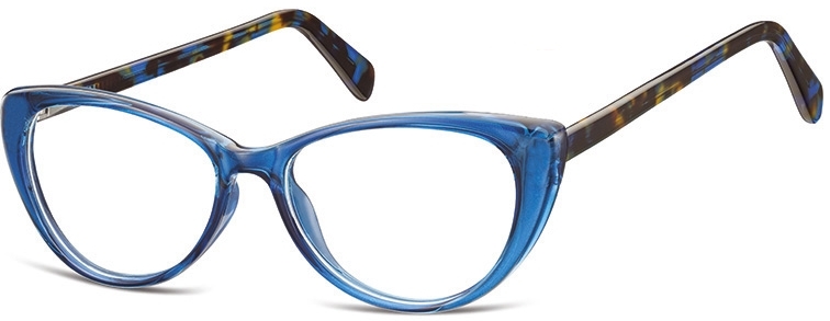 Okulary oprawki zerówki korekcyjne kocie oczy sunoptic ac19c
