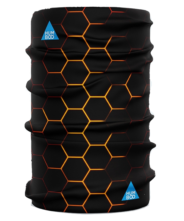 Komin szal chusta szalik kominiarka cienki lekki - sc.11 hexagonal  