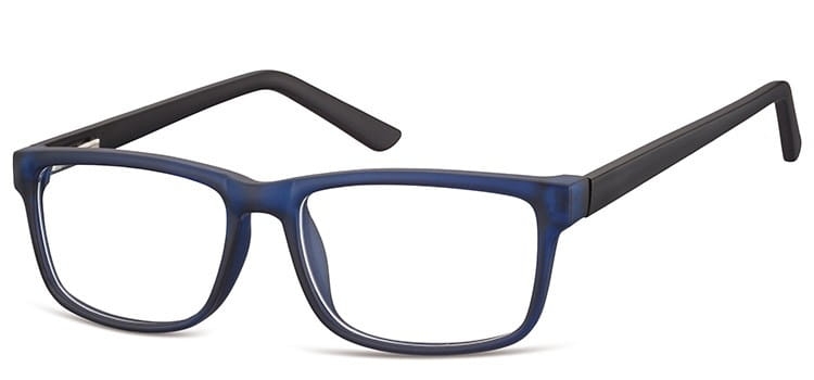 Okulary zerówki oprawki sunoptic cp157b granatowo-czarne