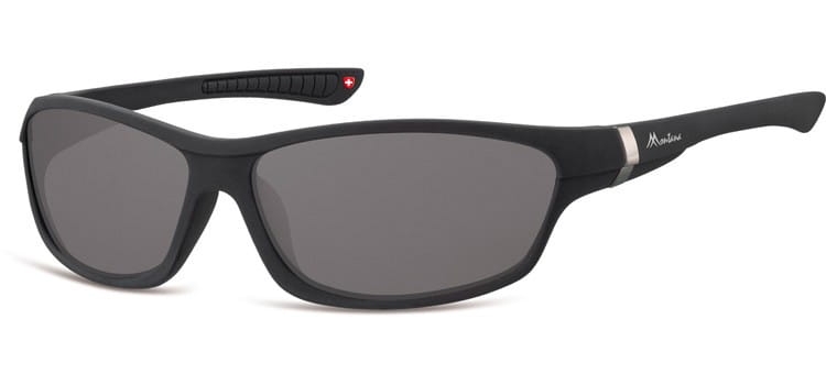 Okulary dziecięce sportowe unisex czarne matowe cs90