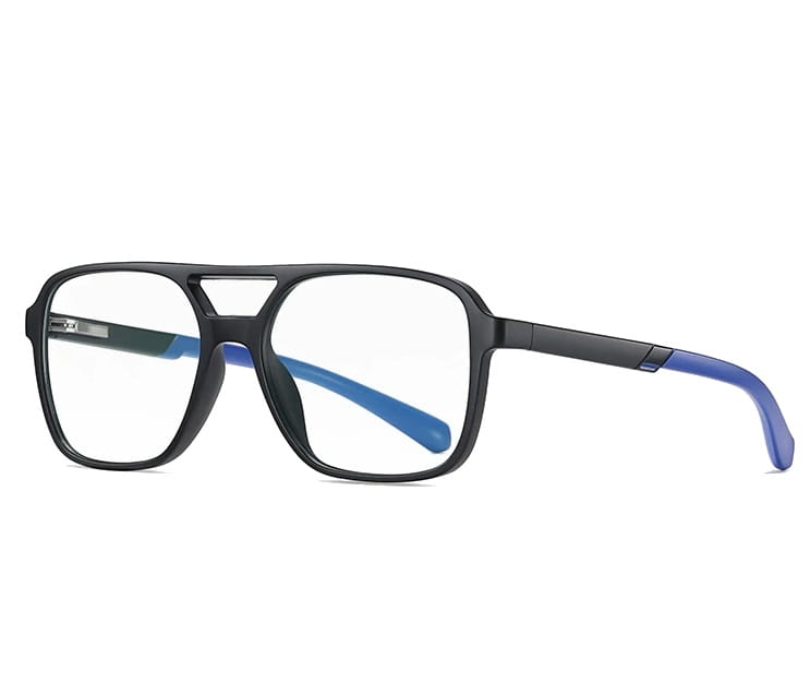 Okulary pilotki do komputera tv smartfona blue light zerówki aviatory 2595b