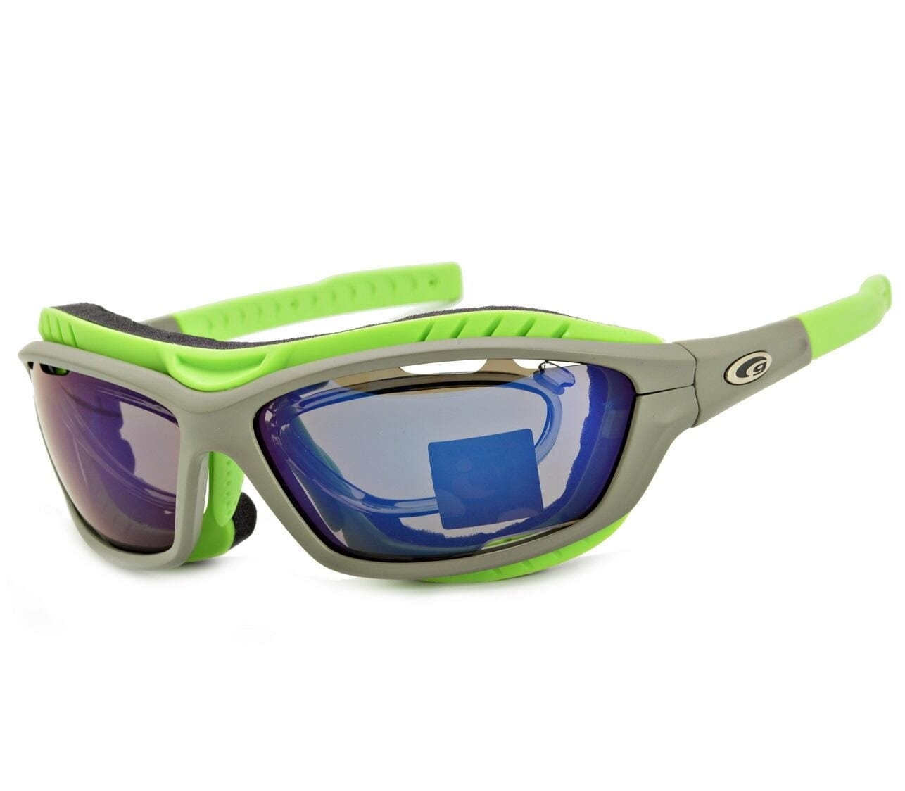 Sportowe okulary przeciwsłoneczne z polaryzacją goggle t420-2r korekcja + pasek + gąbka