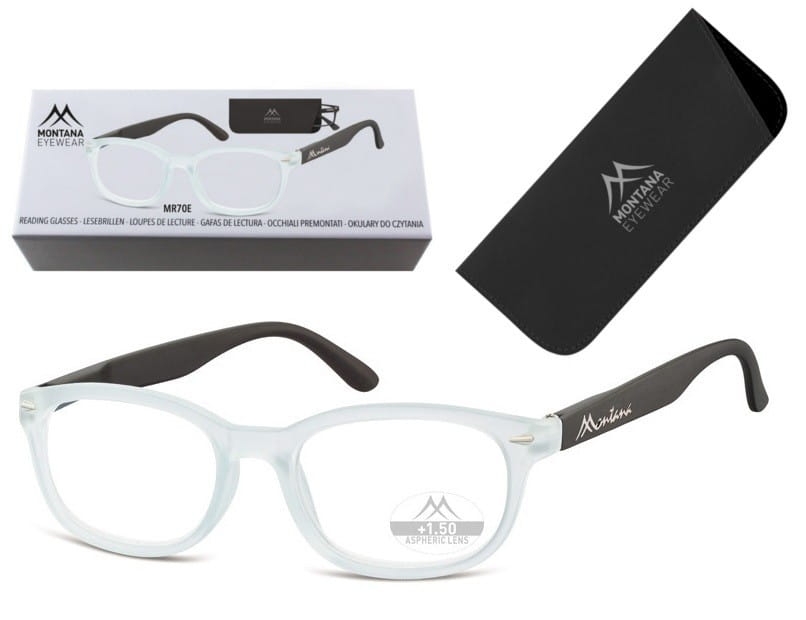 Okulary do czytania asferyczne montana box70e moc: +3