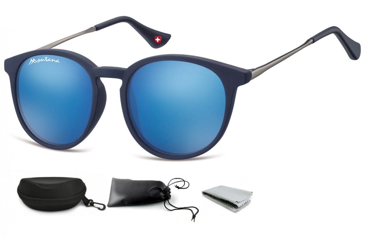 Okulary dziecięce lenonki unisex lustrzanki matowe cs71a