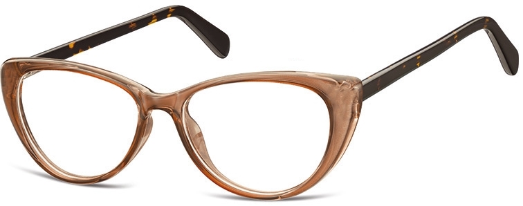 Okulary oprawki zerówki korekcyjne kocie oczy sunoptic ac19e