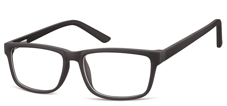 Okulary zerówki oprawki sunoptic cp157 czarne