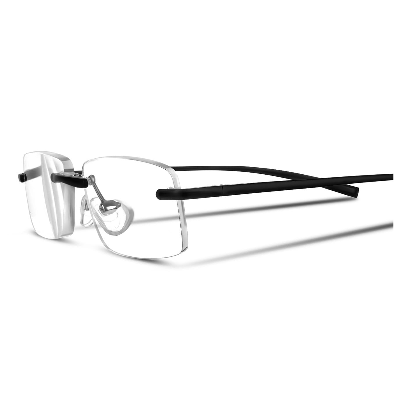 Patentki bezramkowe asferyczne okulary aluminiowe do czytania montana mr68 moc: +1