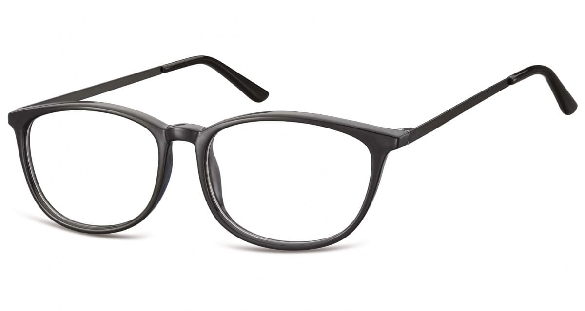Okulary oprawki korekcyjne nerdy zerówki sunoptic cp143 czarne