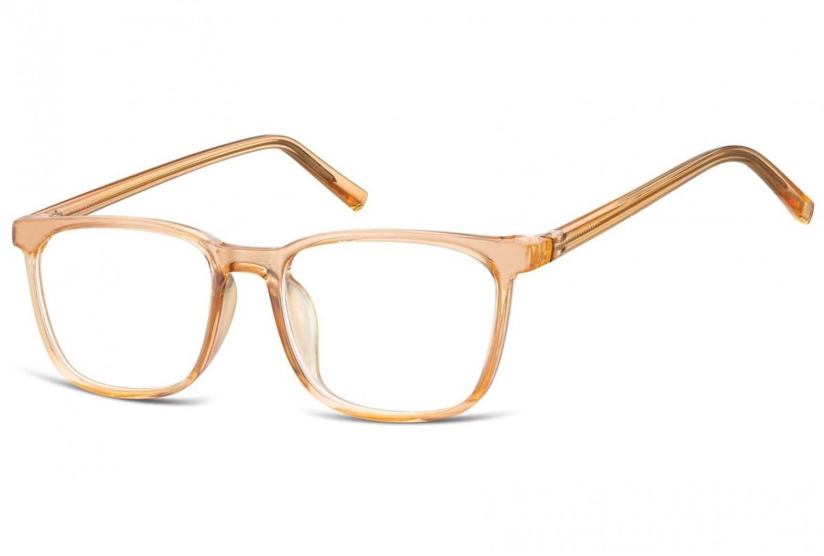 Okulary oprawki korekcyjne nerdy zerówki transparentne sunoptic cp124e