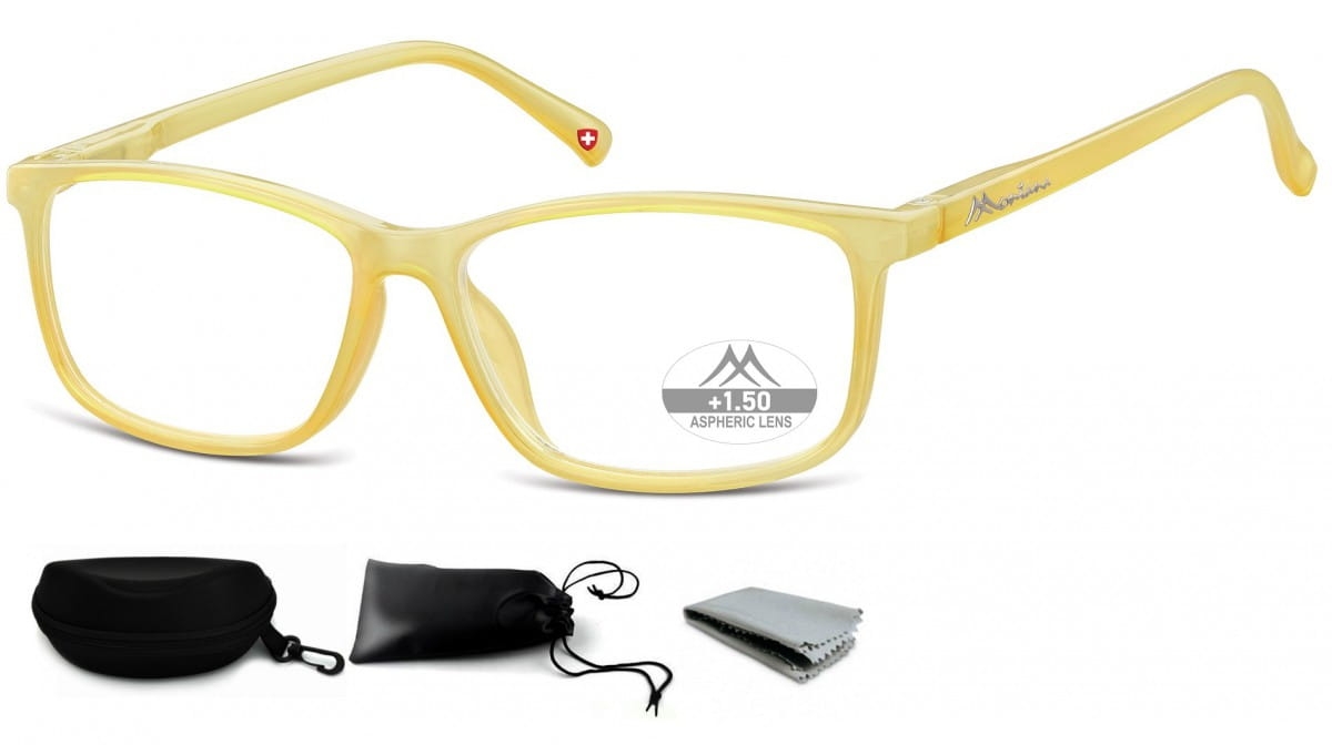 Asferyczne okulary do czytania montana plusy mr62c moc: +1