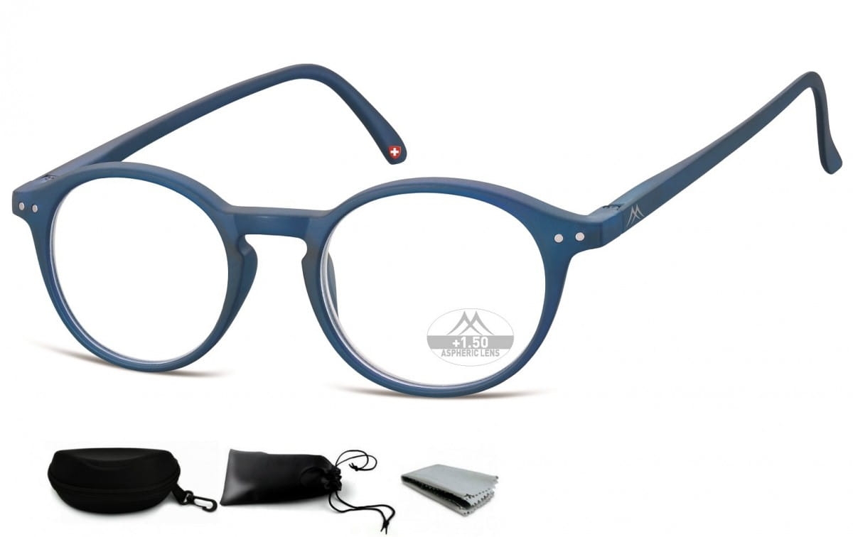 Asferyczne okulary lenonki do czytania montana plusy mr65b moc: +3