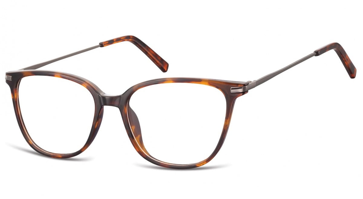 Okulary oprawki zerówki korekcyjne nerdy unisex sunoptic ac26 szylkret
