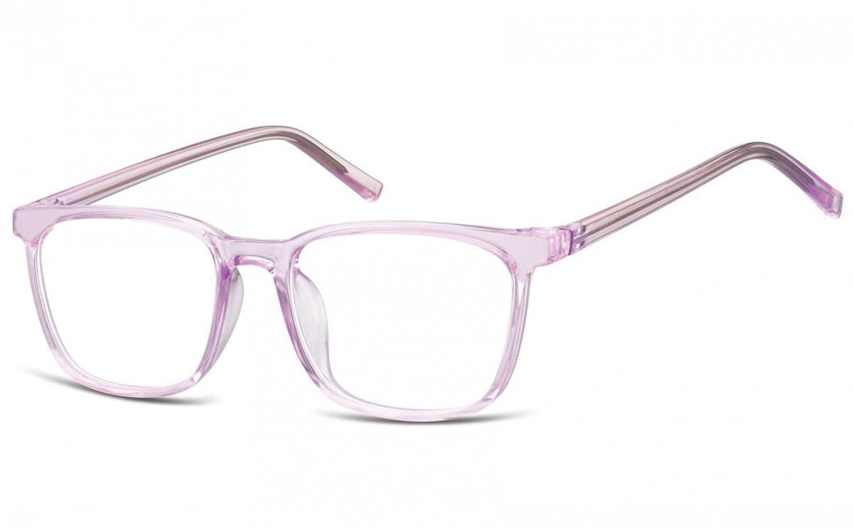 Okulary oprawki korekcyjne nerdy zerówki transparentne sunoptic cp124d