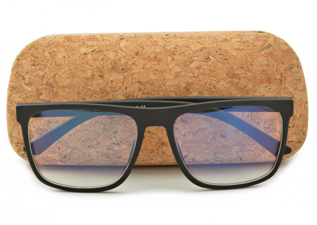Okulary nerd z filtrem światła niebieskiego do komputera zerówki r-bl-1611k