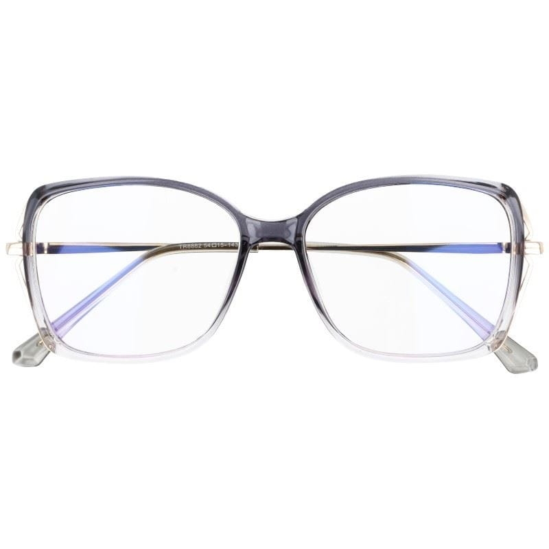 Okulary damskie  z filtrem blue light do komputera zerówki 2544-2