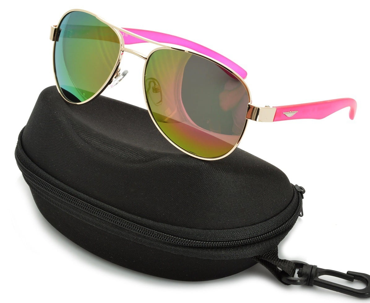 Pilotki polaryzacyjne aviator lustrzanki pol-85-1