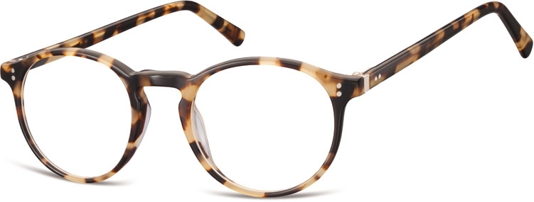 Okrągłe okulary oprawki zerowki korekcyjne sunoptic ac43g