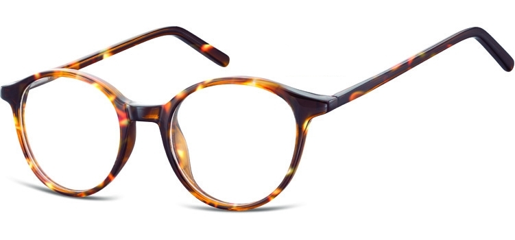 Okulary oprawki zerówki korekcyjne lenonki unisex sunoptic ac23e jasna panterka