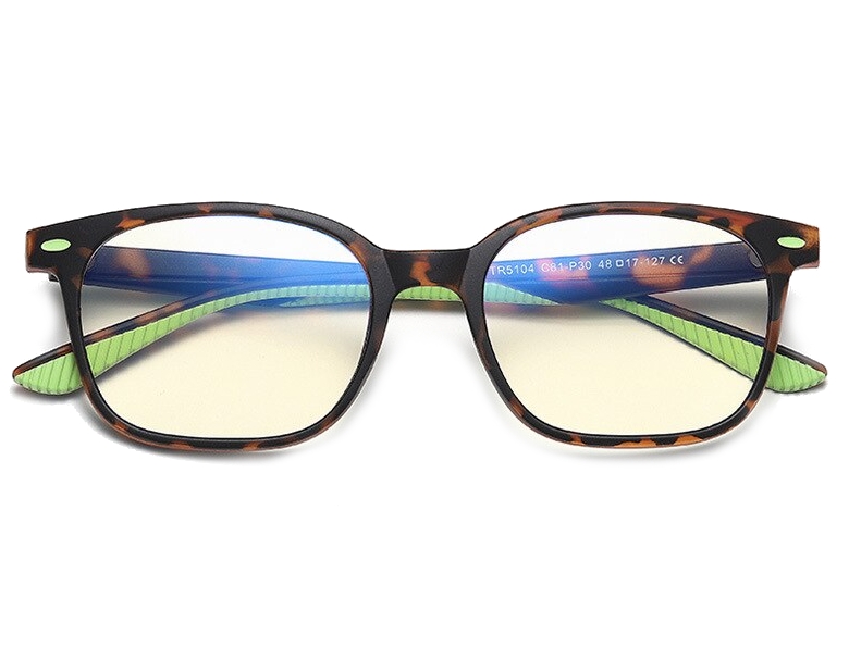 Dziecięce ochronne okulary do pracy przy komputerze blue light z filtrem światła niebieskiego 2550e