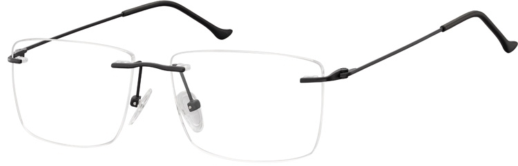 Patentki bezramkowe okulary oprawki korekcyjne sunoptic 988 czarne