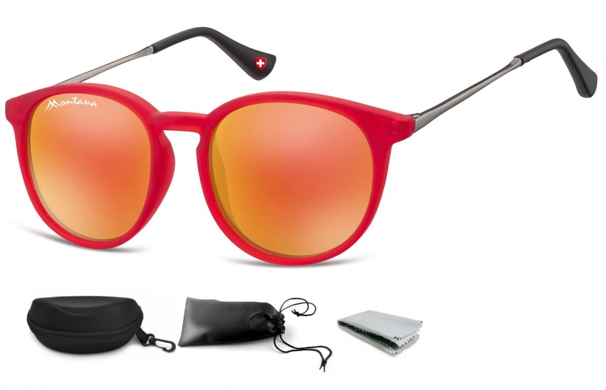 Okulary dziecięce lenonki unisex lustrzanki matowe cs71b
