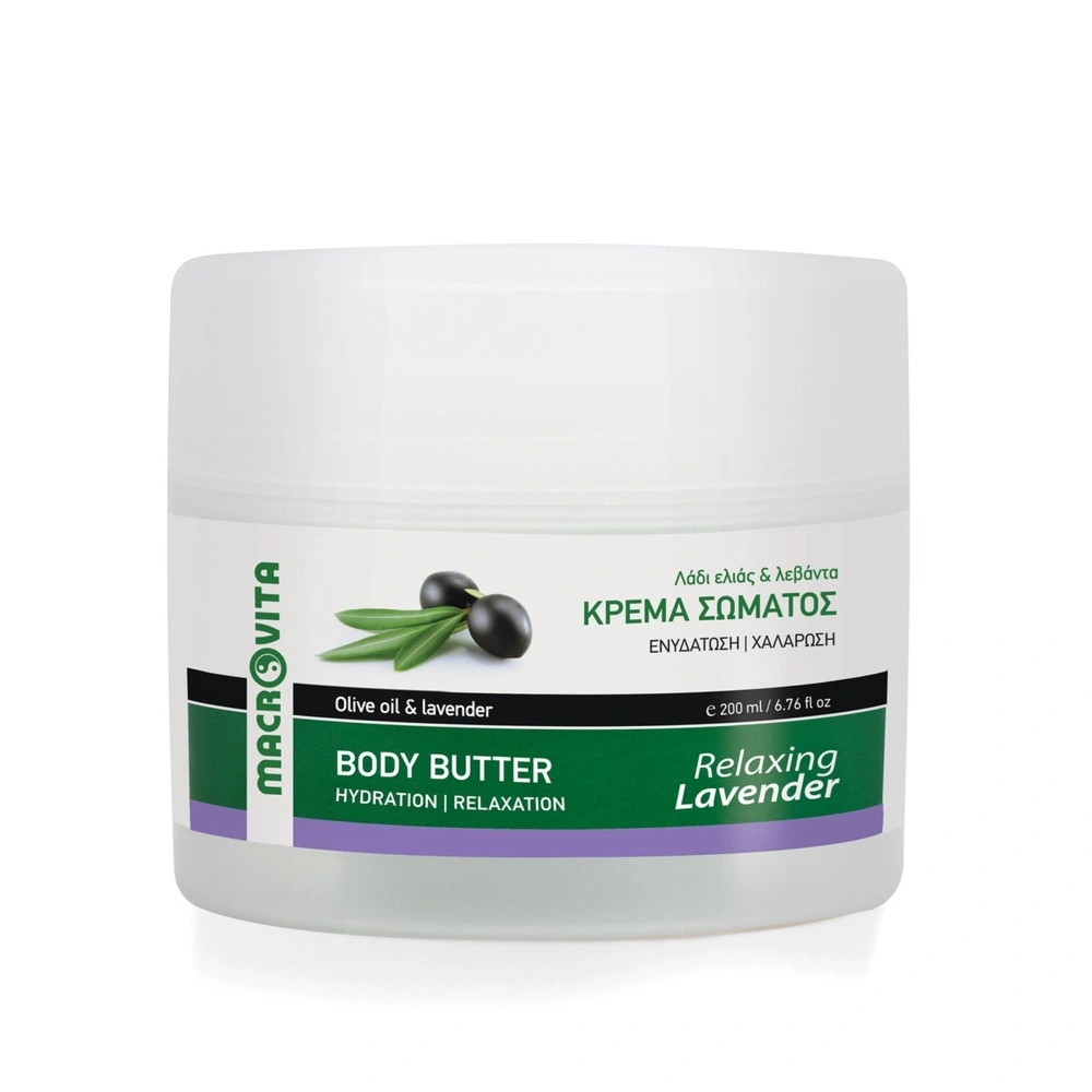 Macrovita naturalne masło do ciała Relaksująca Lawenda z bio-oliwą 200ml