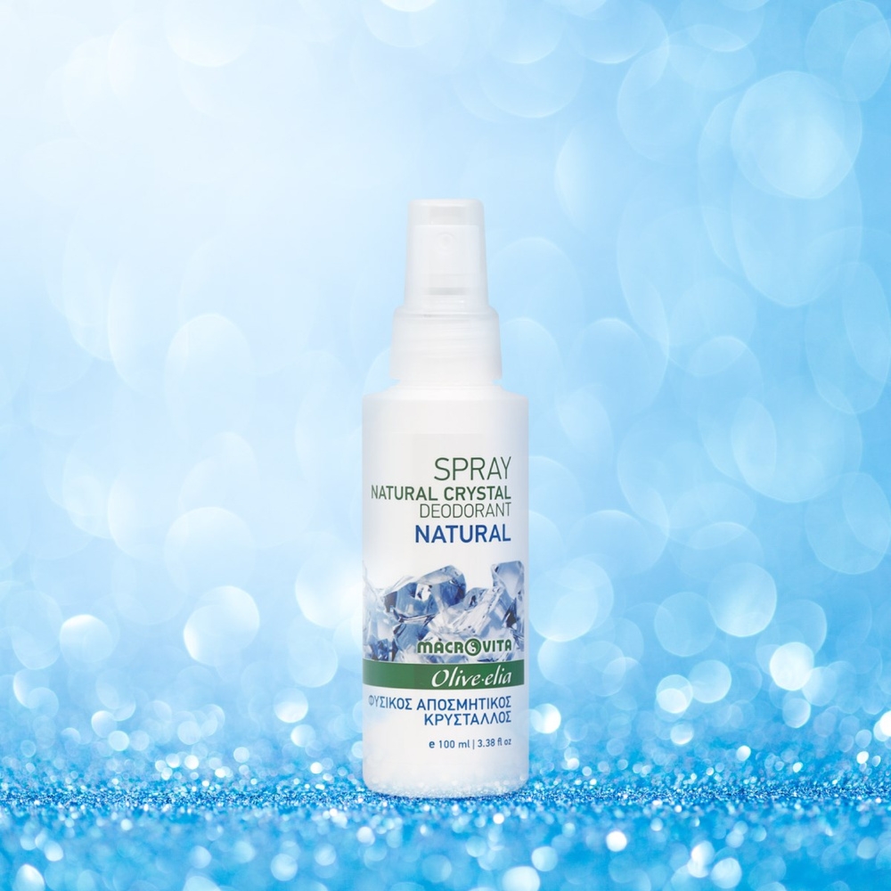 Macrovita Olive.elia naturalny dezodorant w sprayu z kryształem Natural 100ml